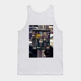 Street Art Stickers Manhattan NYC Tank Top